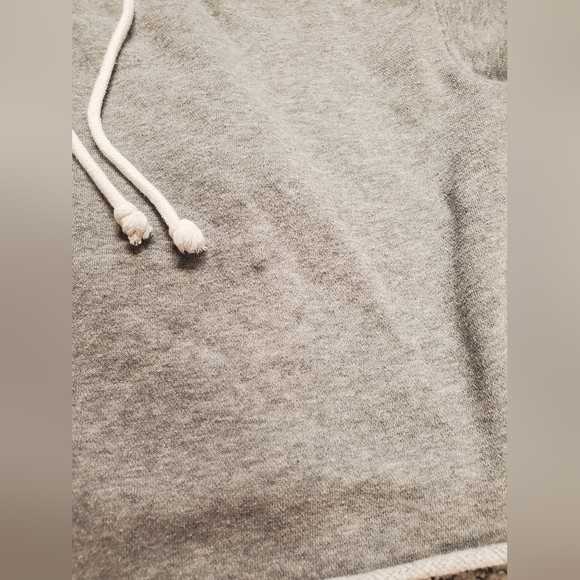 Wild Fable Cropped Gray Hooded Sweatshirt - Picture 3 of 5
